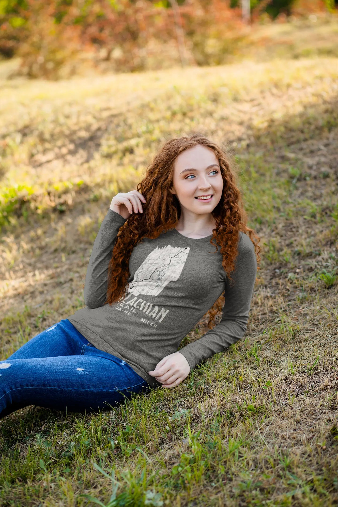 Appalachian National Scenic Trail Long Sleeve T-shirt White Blaze