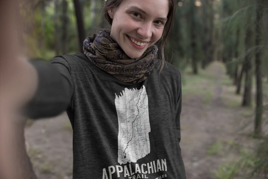 Appalachian National Scenic Trail Long Sleeve T-shirt White Blaze