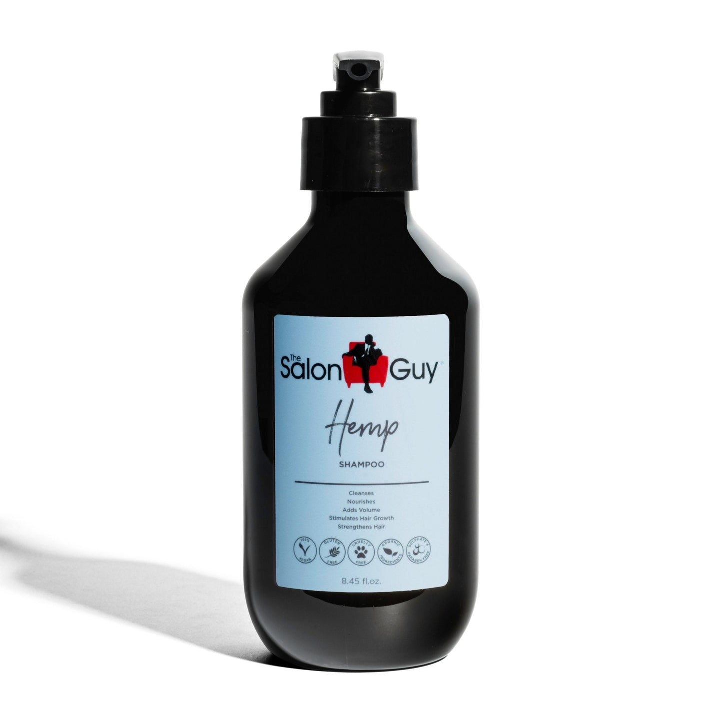 TheSalonGuy HEMP Shampoo – Strength, Hydration & Scalp Care – 8oz