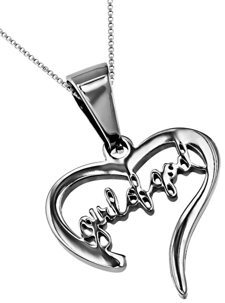 Handwriting Heart Necklace