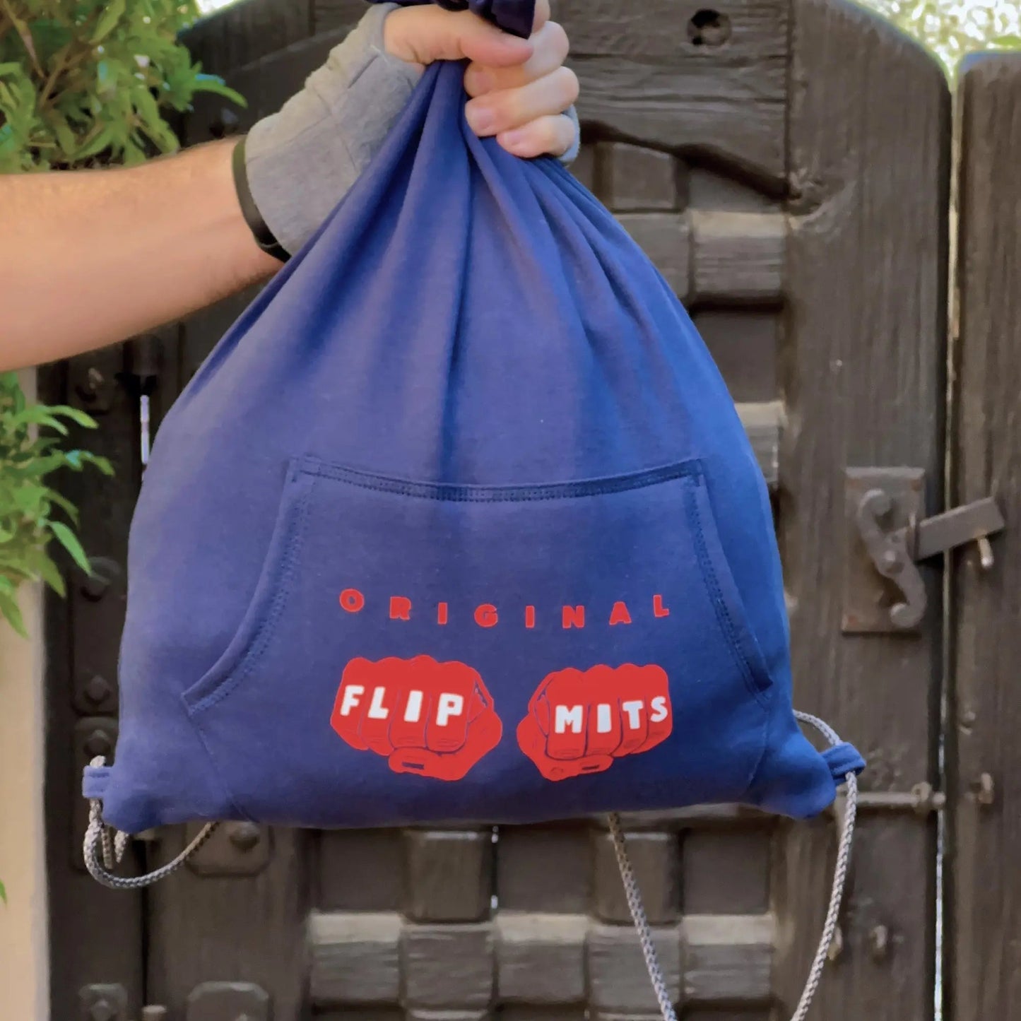 Hoody-Style Drawstring Bag