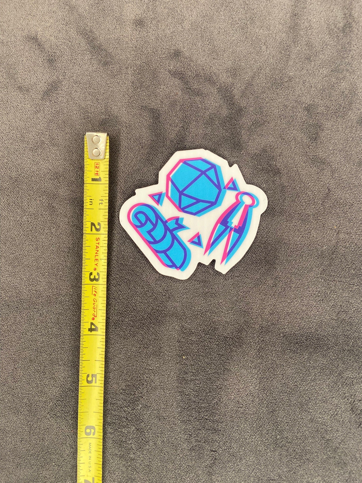 Boulder Parchment Shears Vinyl Sticker – Ye Olde Rock‑Paper‑Scissors