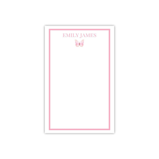Butterfly Notepad - Pink or Blue