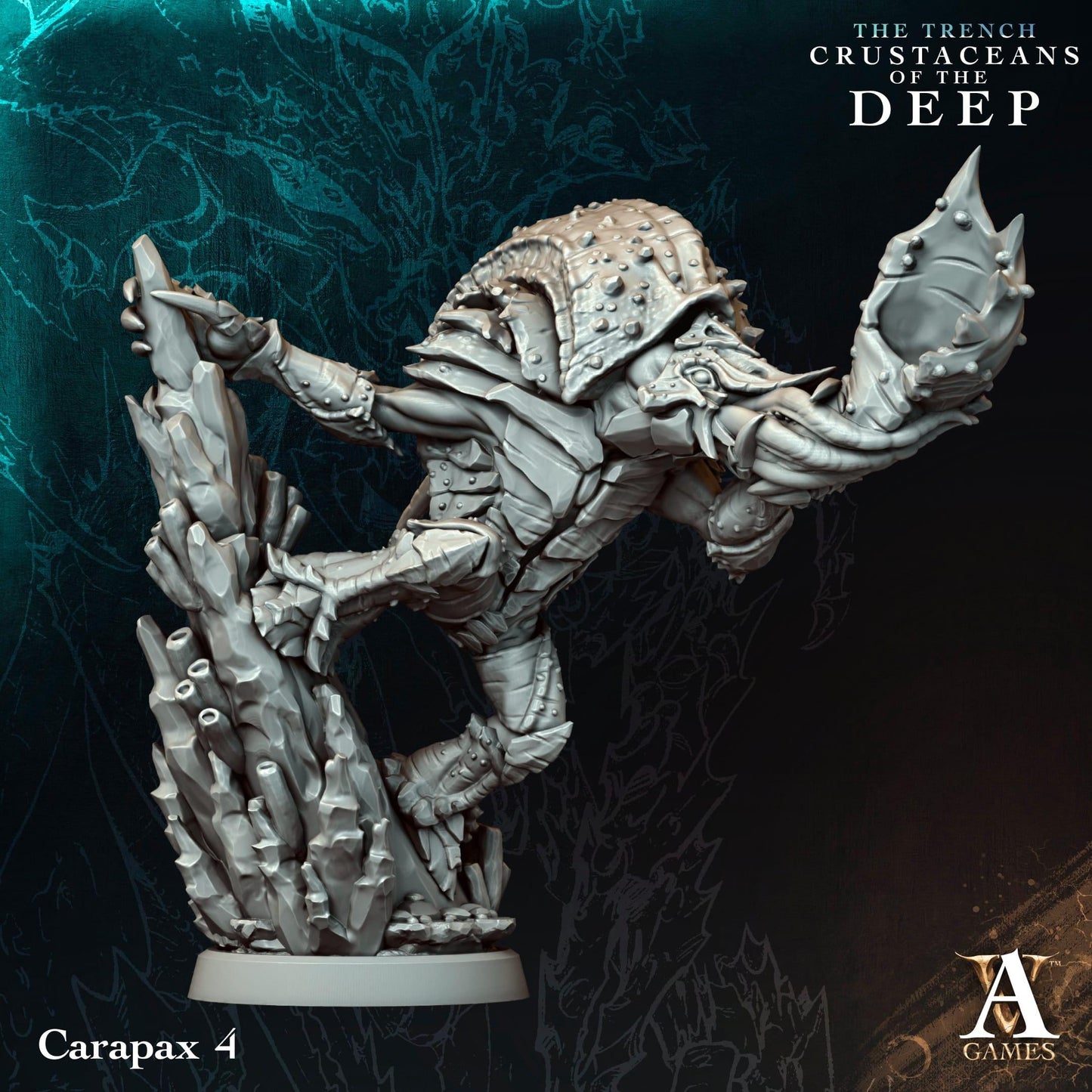 3D Printed Carapax by Archvillain Games