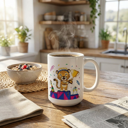 Racquet Club Cheetahs - Victory Lap - 15oz Mug