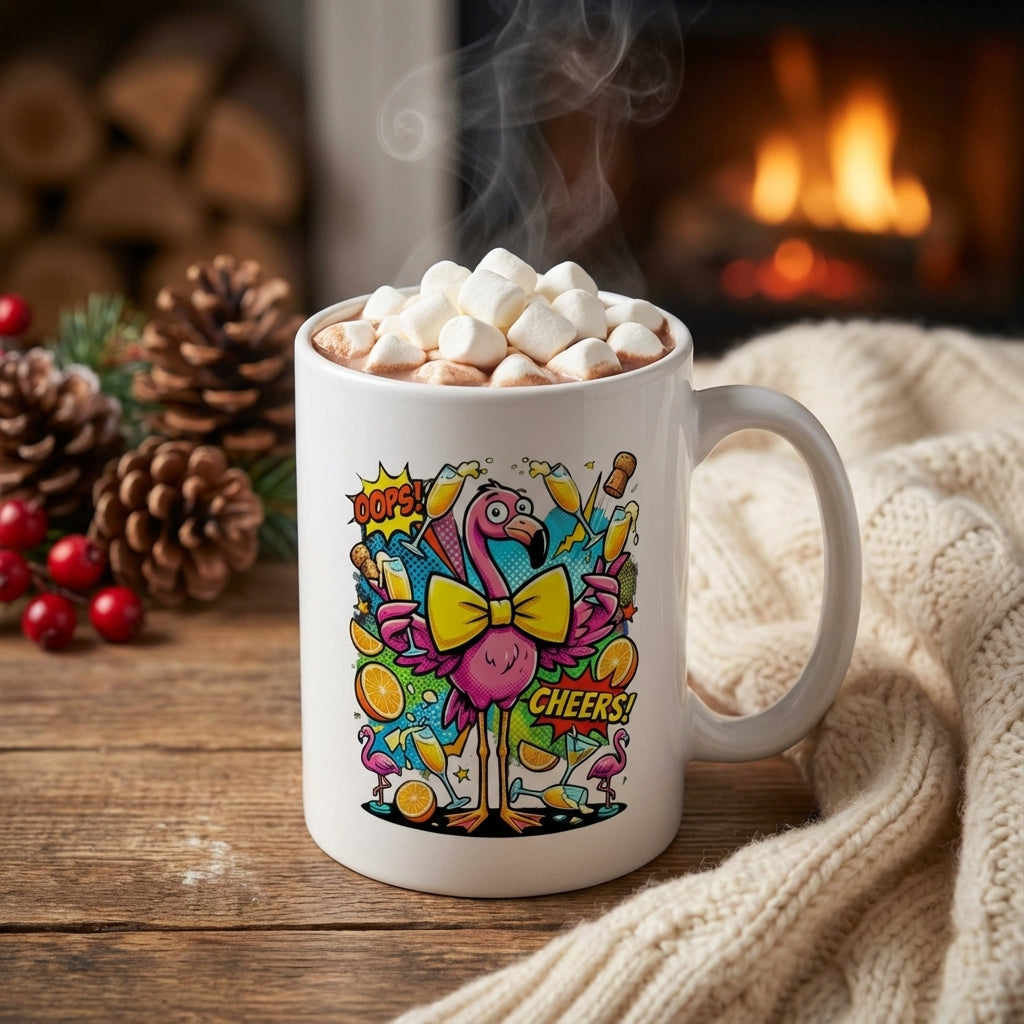 Drag Brunch Flamingos - Mimosa Mayhem - 15oz Mug