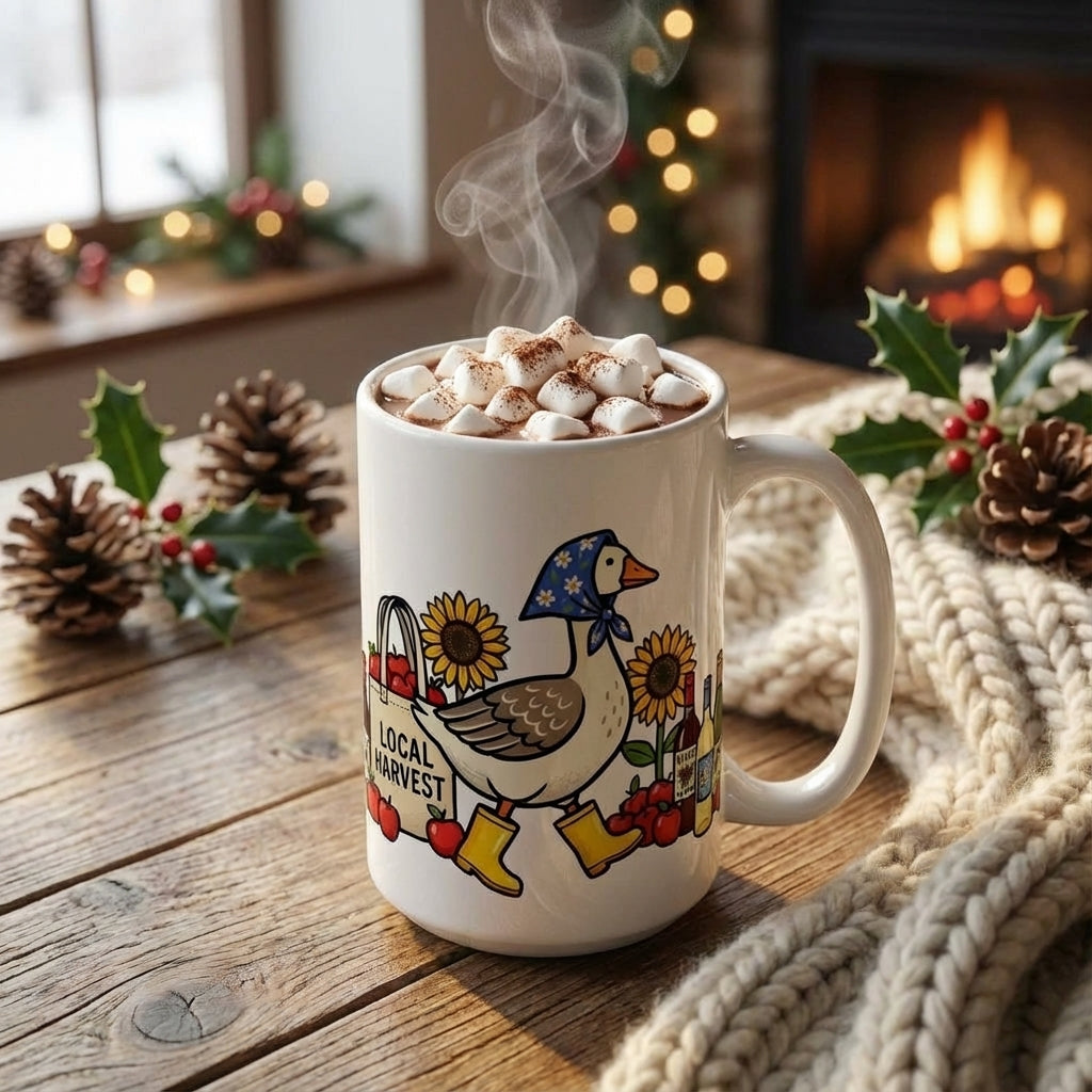 Silly Goose Social - Goose on the Go - 15oz Mug