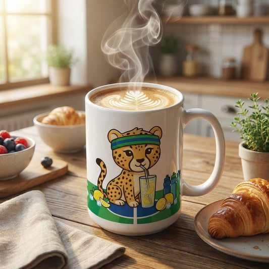 Racquet Club Cheetahs - Hydration Station - 15oz Mug