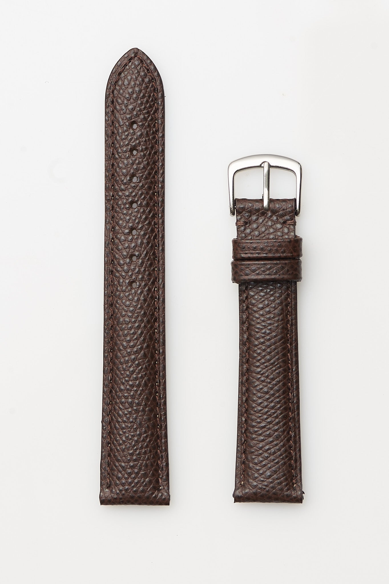 Dark Brown Genuine Epsom Leather | h2045