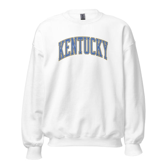 Kentucky Arch Sweatshirt | Denim Texture Design | Unisex Fit