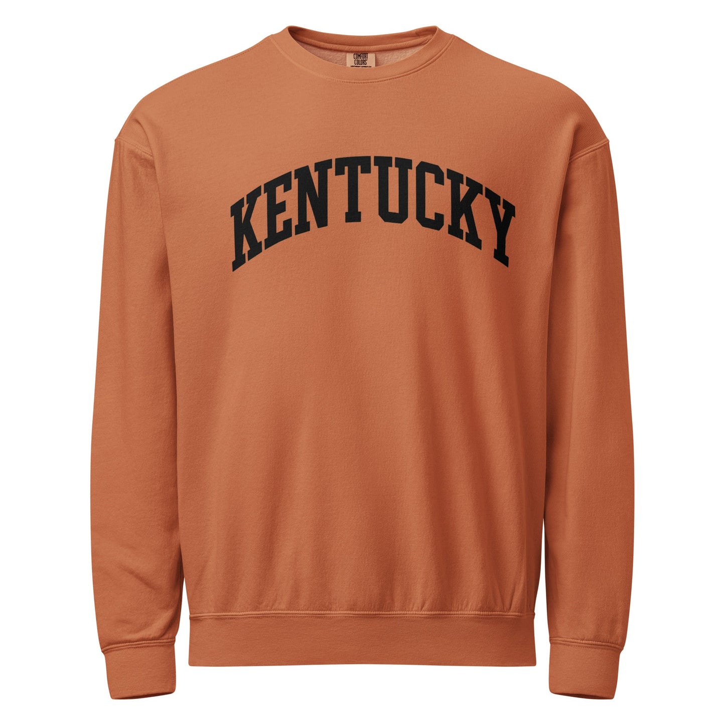 Kentucky Block Letter Sweatshirt | Bold Black Text | Vintage Fleece