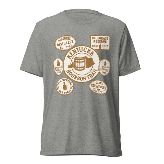 Kentucky bourbon shirt | Bourbon Explorer Tee | Elite Tri-Blend
