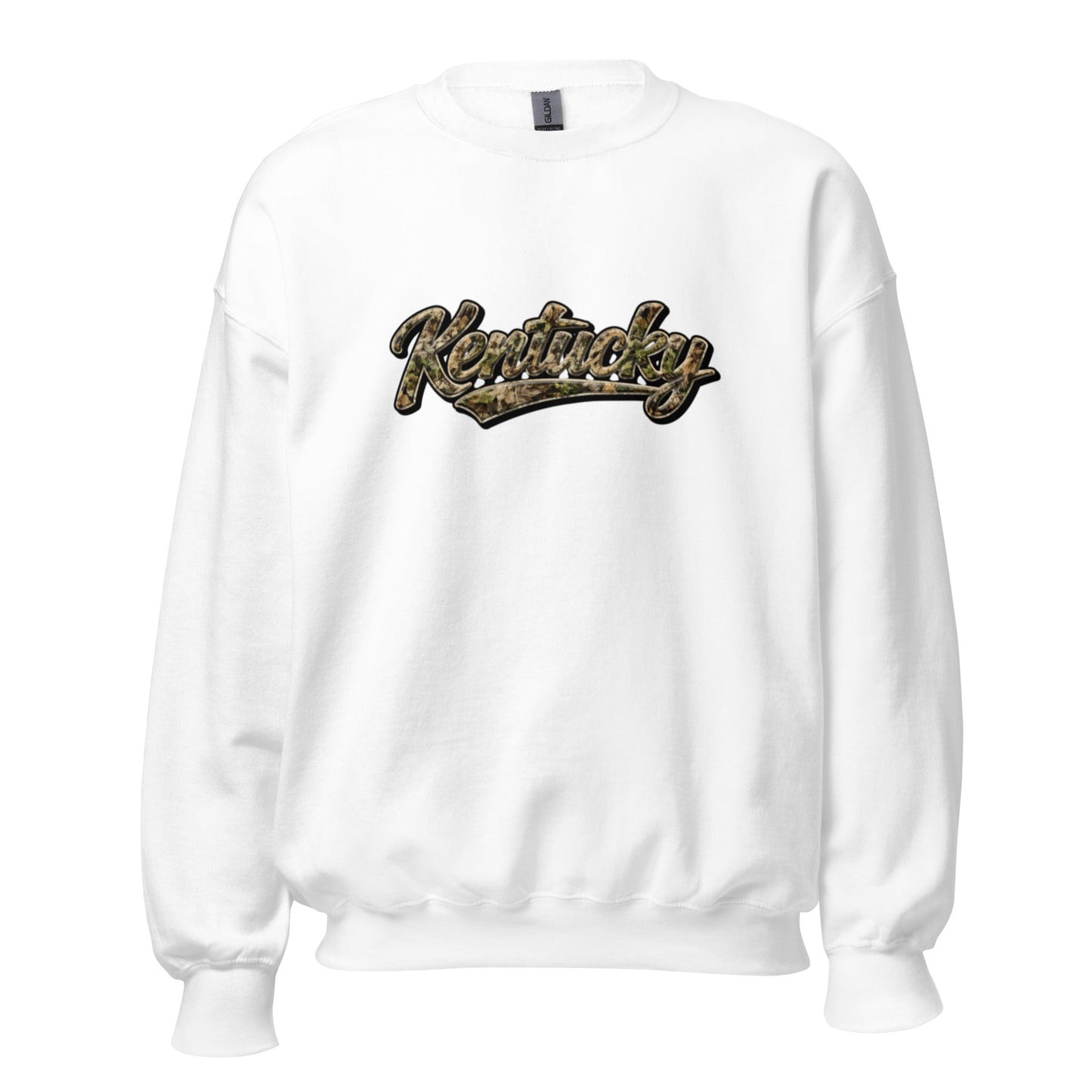 Kentucky Camo Sweatshirt | Outdoor Script Design | Unisex Fit