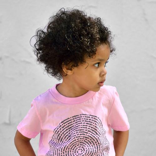 Animal Collective Group Nouns List Kids Track T-Shirt