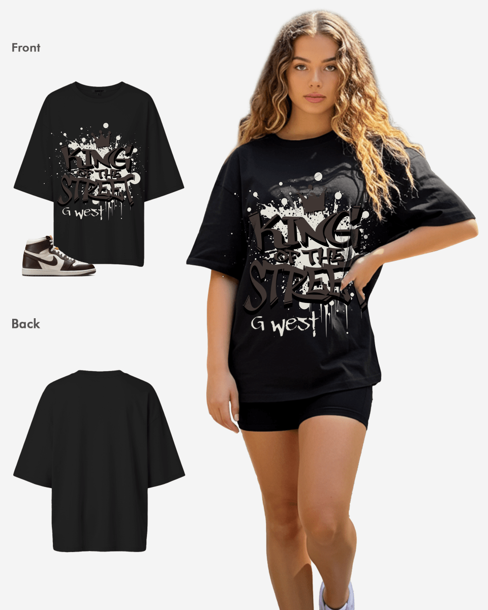 G West King Of The Street Oversized Women's T-Shirt