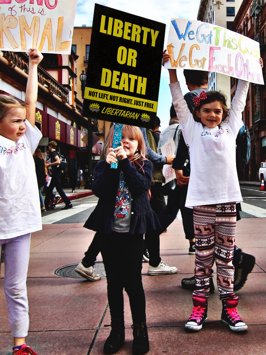 Liberty or Death - Profits for Protests Youth Sign (18" x 24")