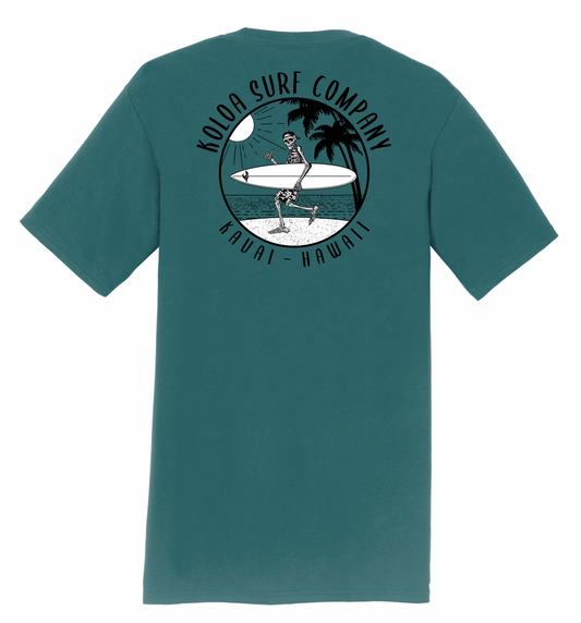 Koloa Skeleton Gone Surfin Lightweight T-Shirt