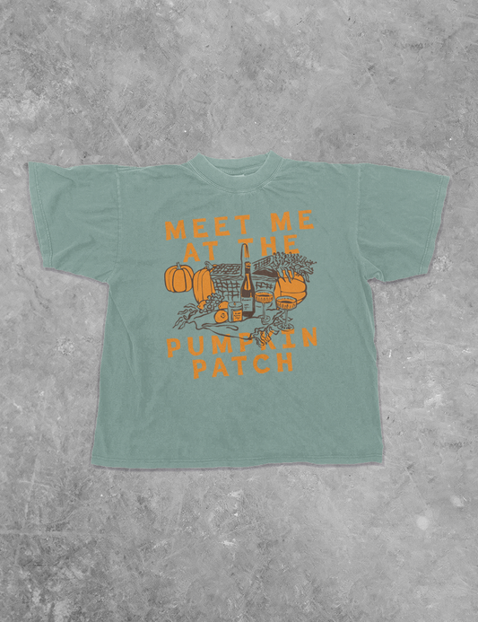 Underground Original Design: Meet Me at the Pumpkin Patch Boxy Cotton TShirt