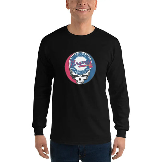Atlanta Braves Logo Stealie Unisex Long Sleeve Grateful Dead Shirt