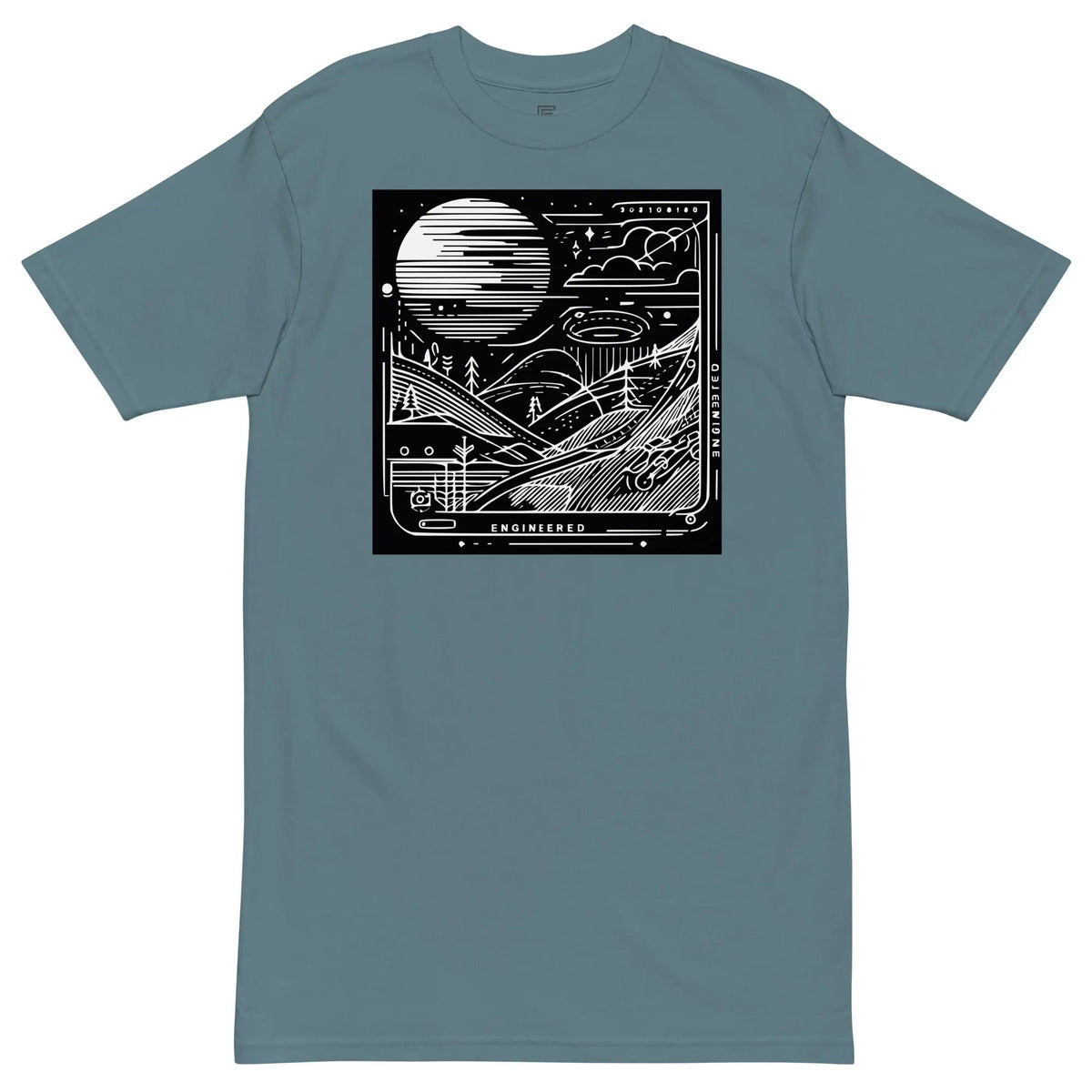 Spatial Heavyweight T-Shirt Engineered
