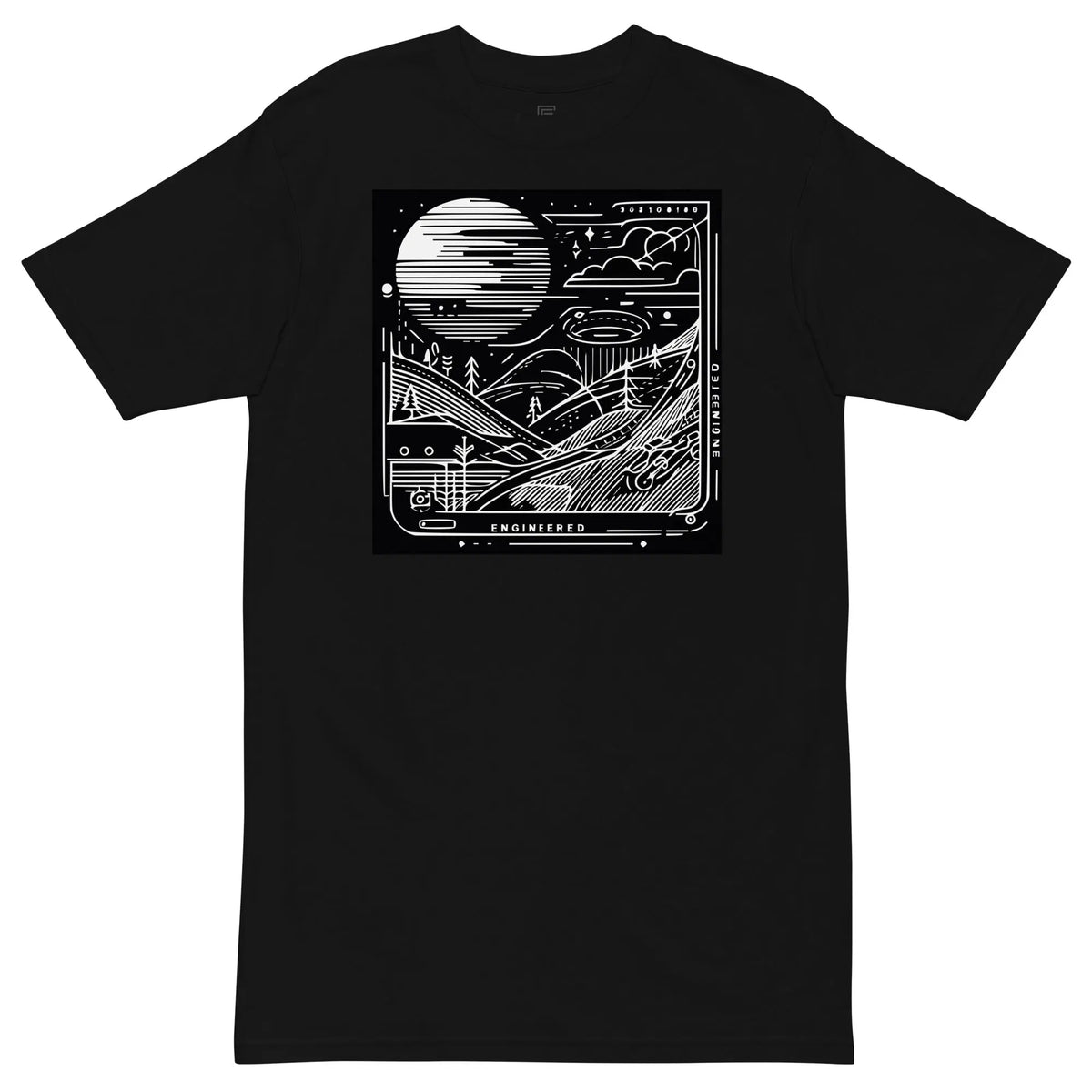 Spatial Heavyweight T-Shirt Engineered