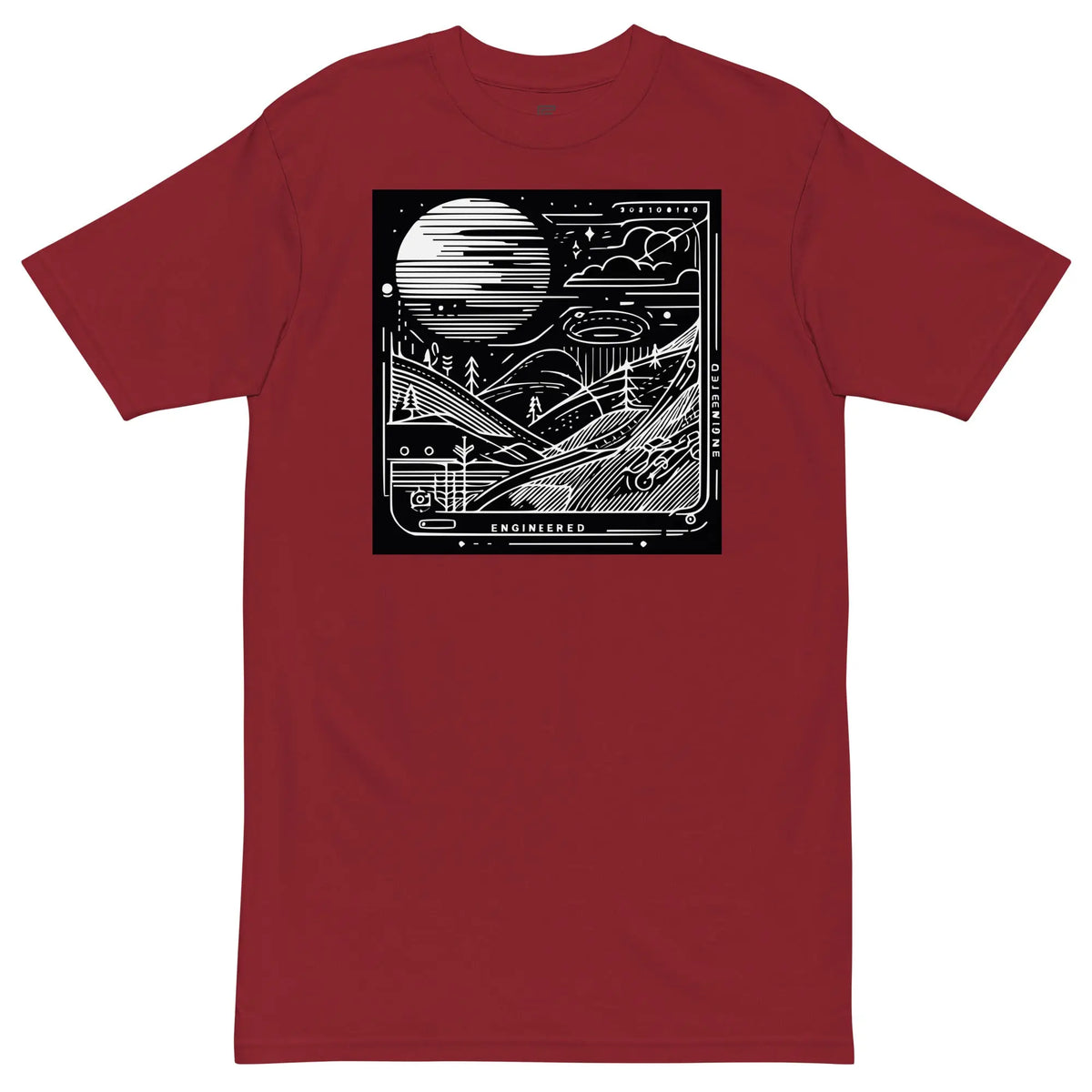 Spatial Heavyweight T-Shirt Engineered