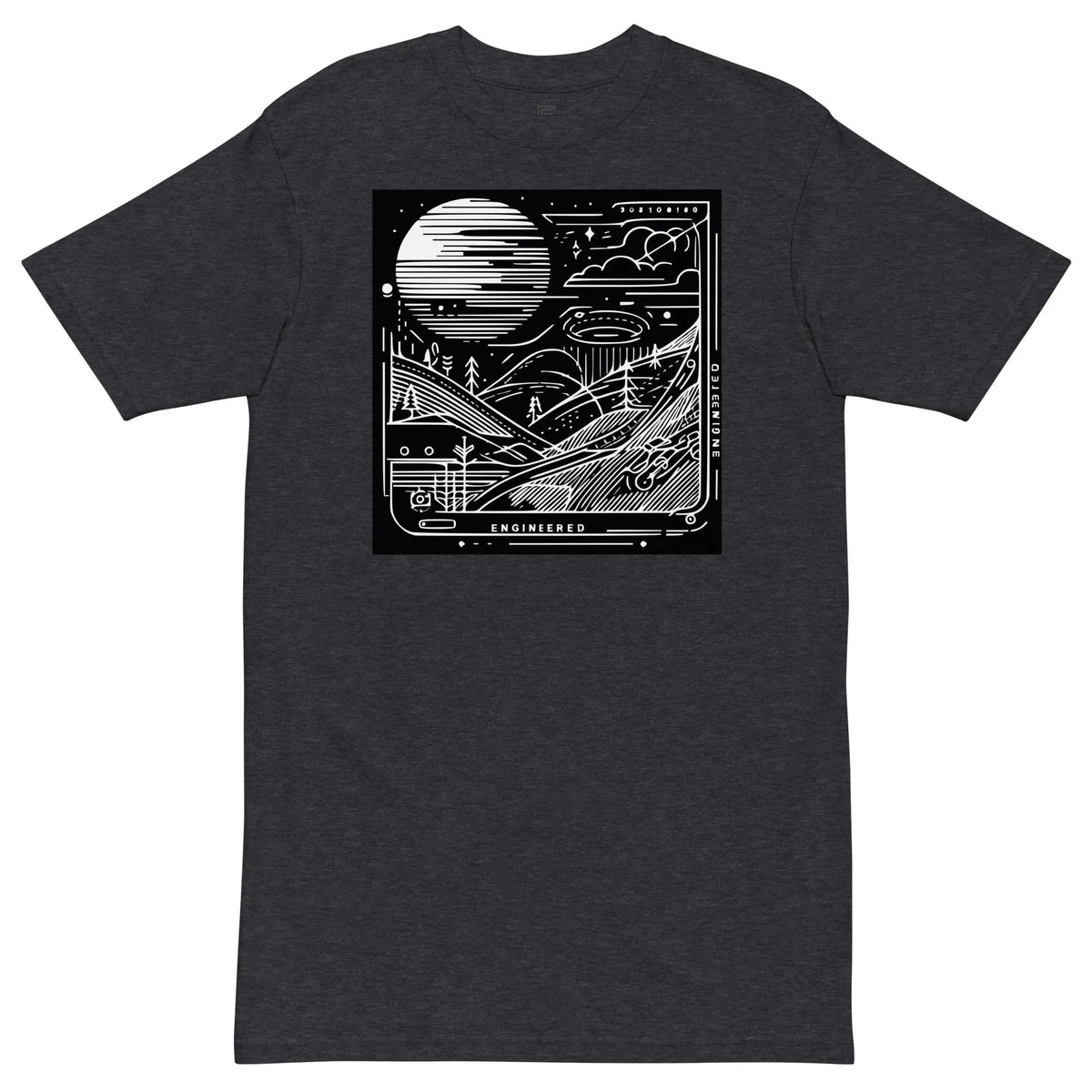 Spatial Heavyweight T-Shirt Engineered