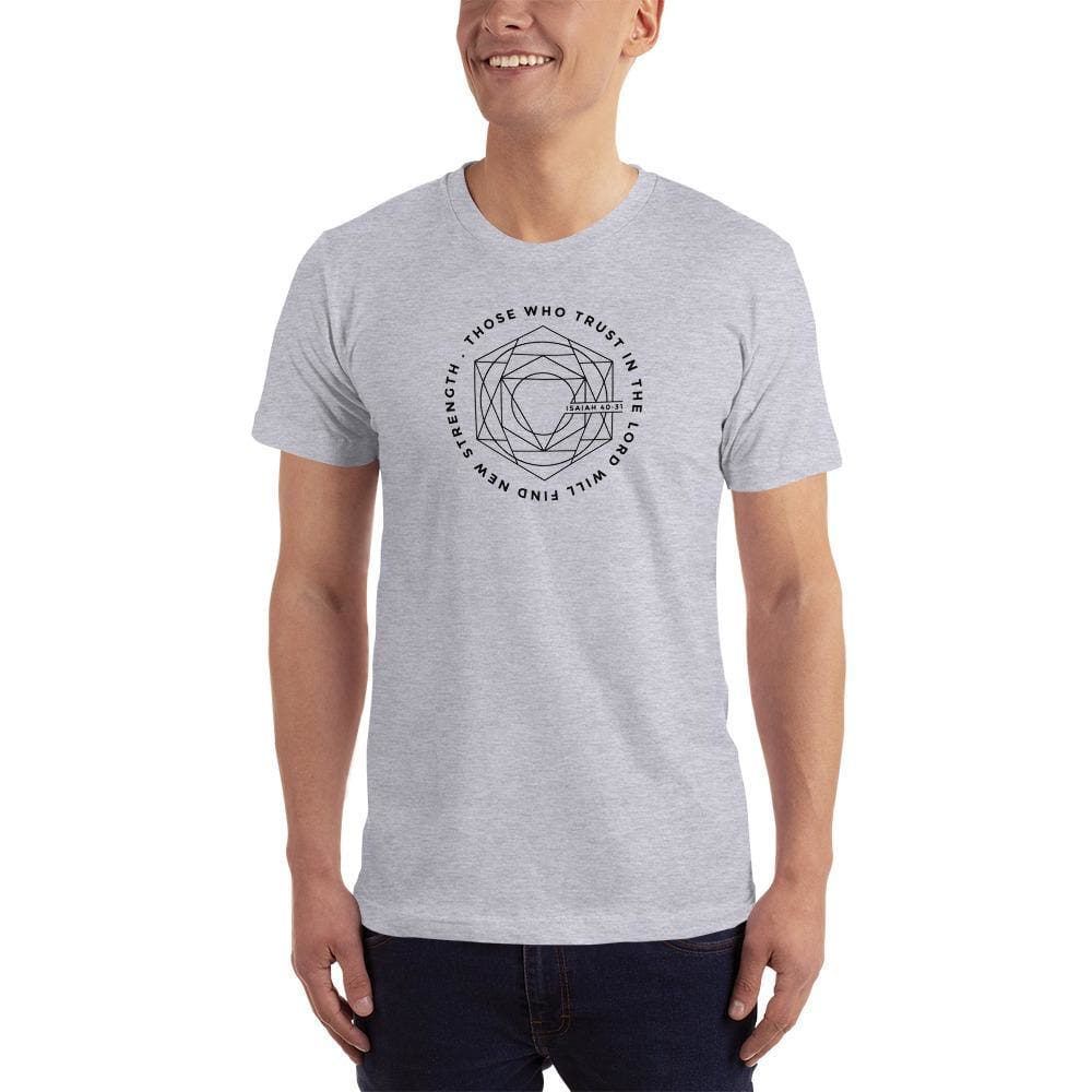 Men's Those Who Trust in the Lord Will Find New Strength Christian T-Shirt