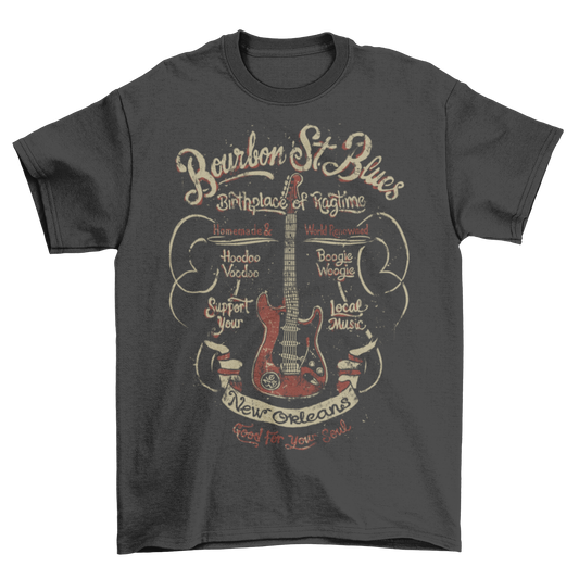 Bourbon St Blues T-Shirt