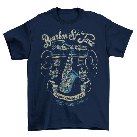 Bourbon St Jazz T-Shirt