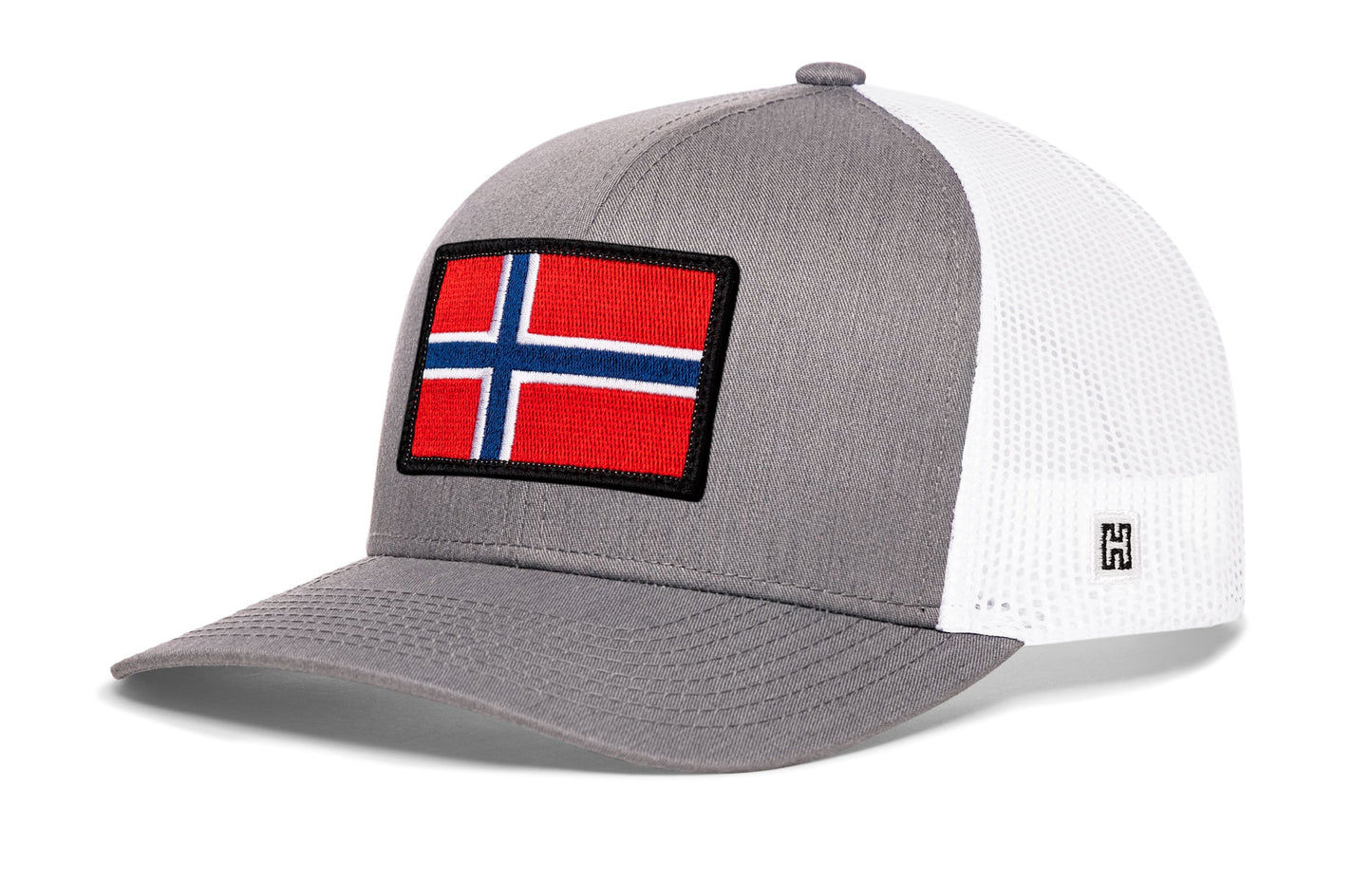 Norwegian Flag Trucker Hat | Black Norway Snapback