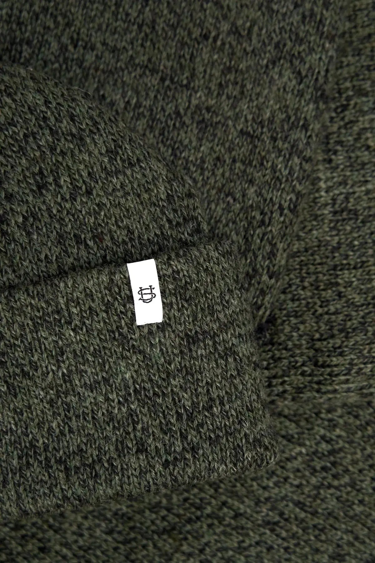 Dark Melange Ragg Wool Beanie UPSTATE STOCK