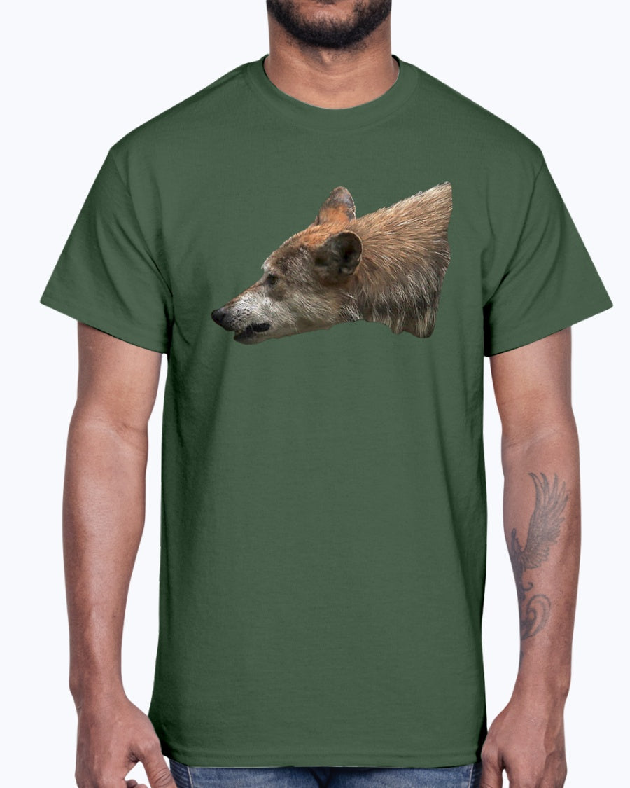 Wolf's Growl, wolf conservation, MossApparel, Ultra Cotton T-Shirt