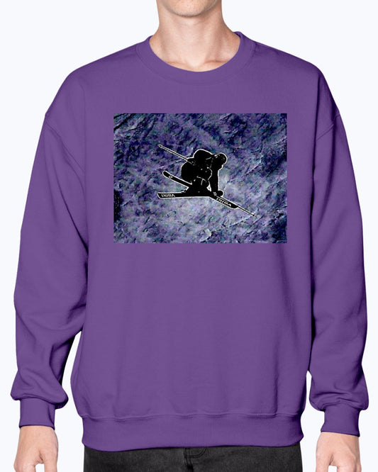 Big Air Skier Graphic, Volkl skier, Moss Apparel, Unisex Crewneck Sweater