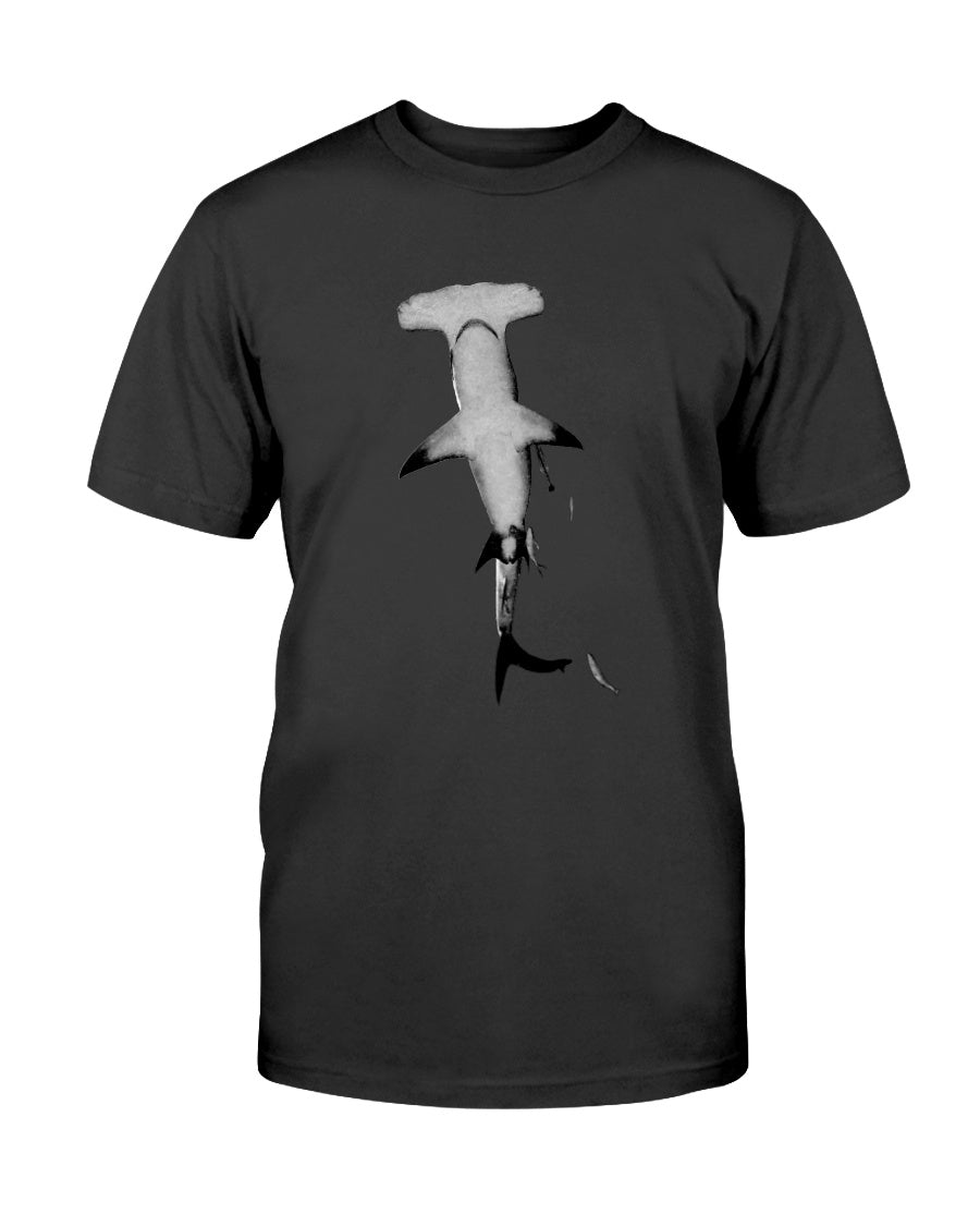 Hammerhead Shark Overhead, Shark Shirt, Eco-Friendly Fashion, Moss Apparel, Unisex T-Shirt