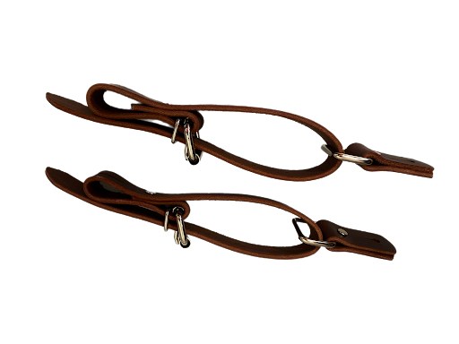 Bareback and Bull 1" Leather Spur Straps | Bull Riding Gear