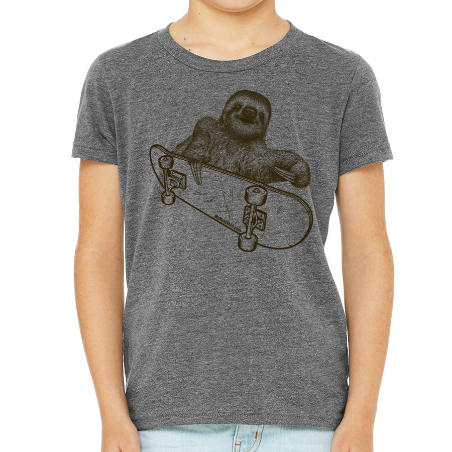 Sloth Riding A Skateboard