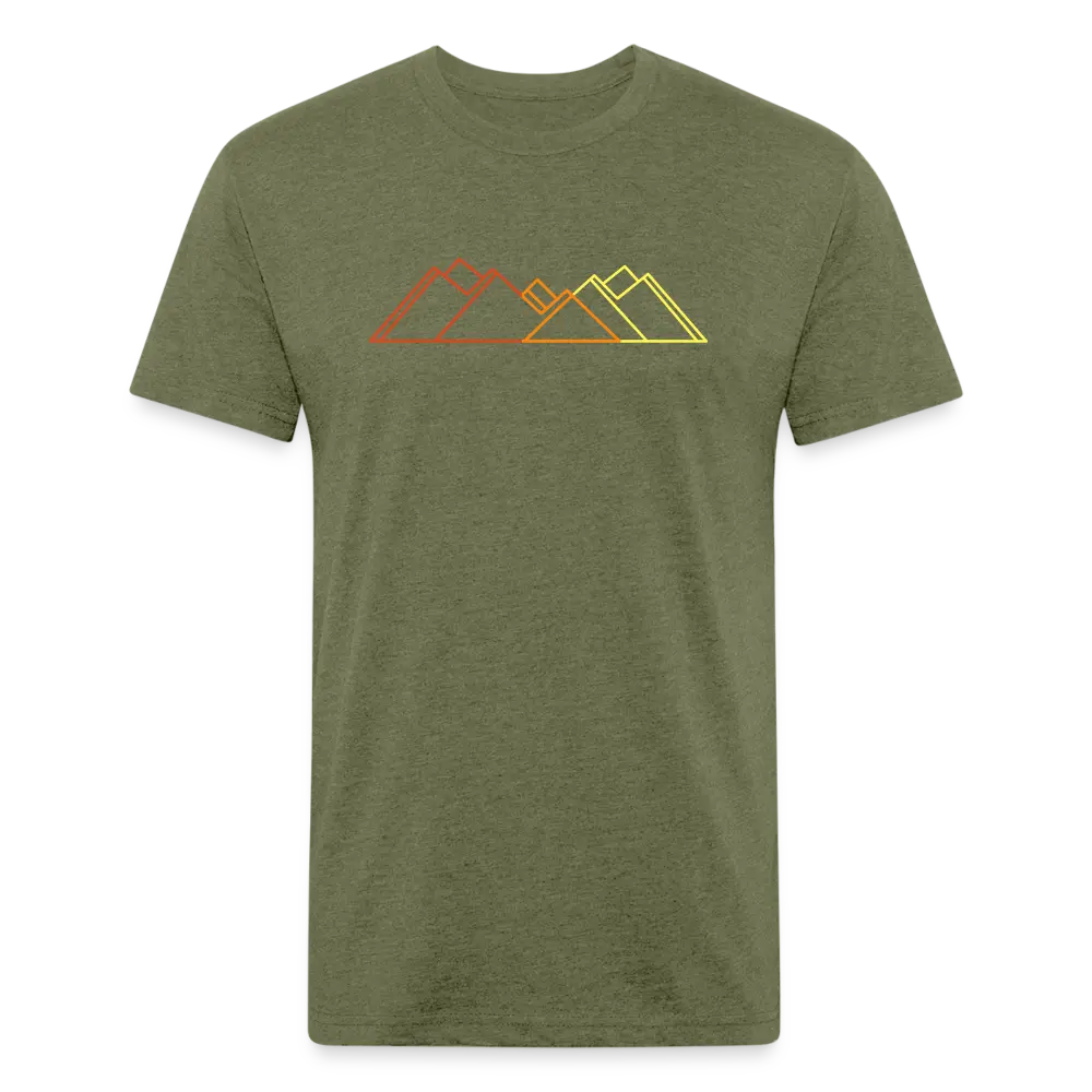 Retro '80s Mountains - Premium Graphic Tee Timpanogos Hiking Co.