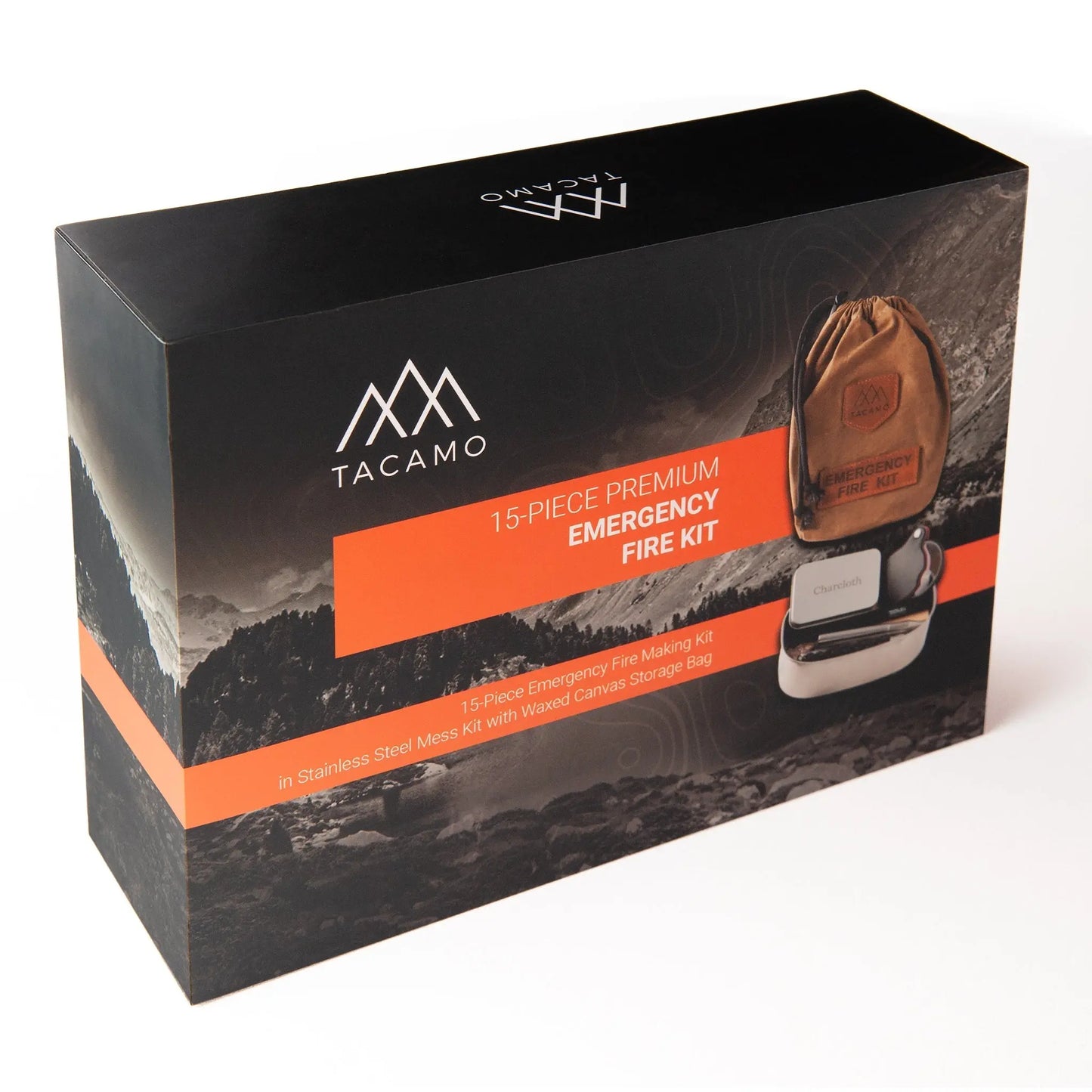 TACAMO 15-Piece Emergency Fire Kit TITAN Survival