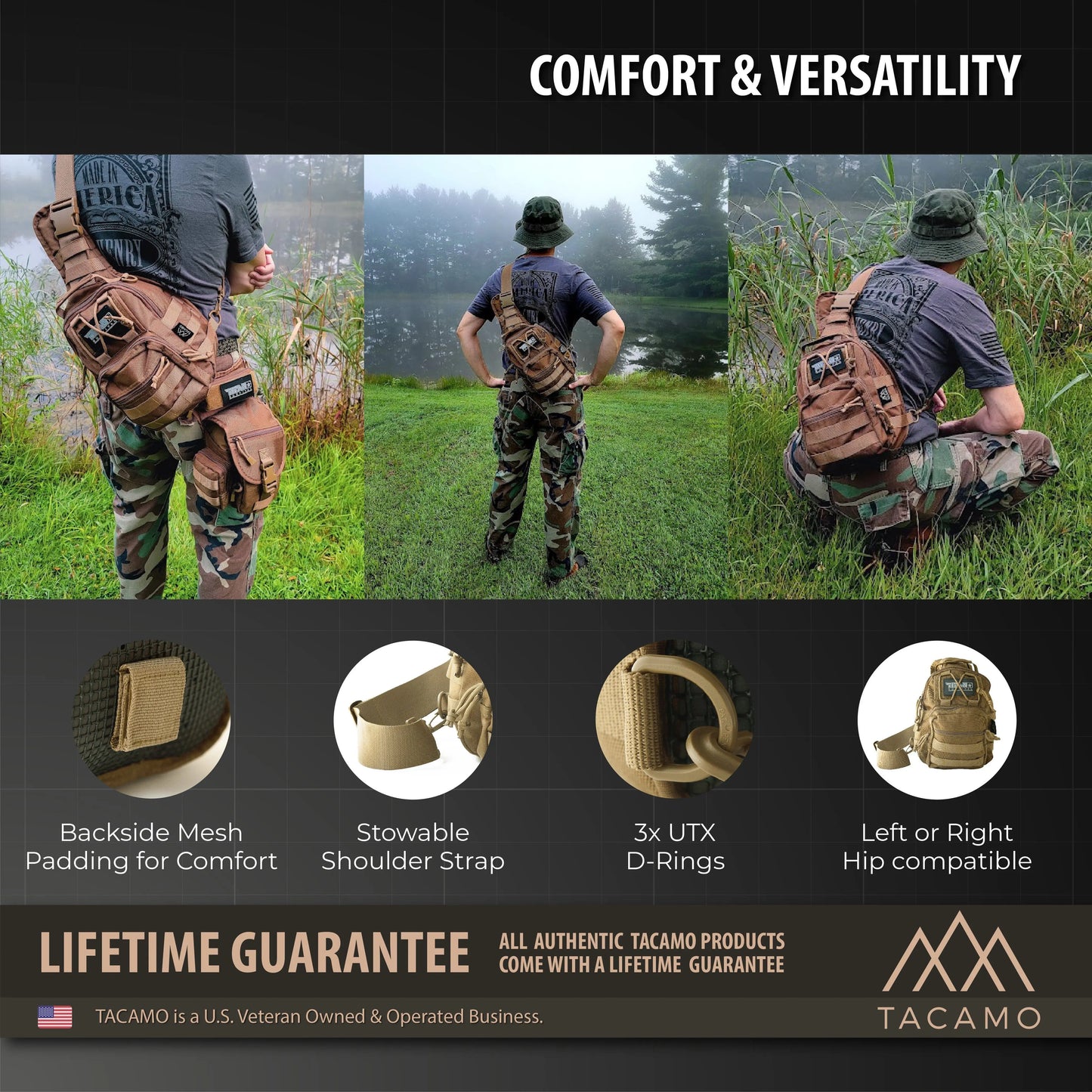 SB10 10L Tactical Crossbody Shoulder Bag TITAN Survival