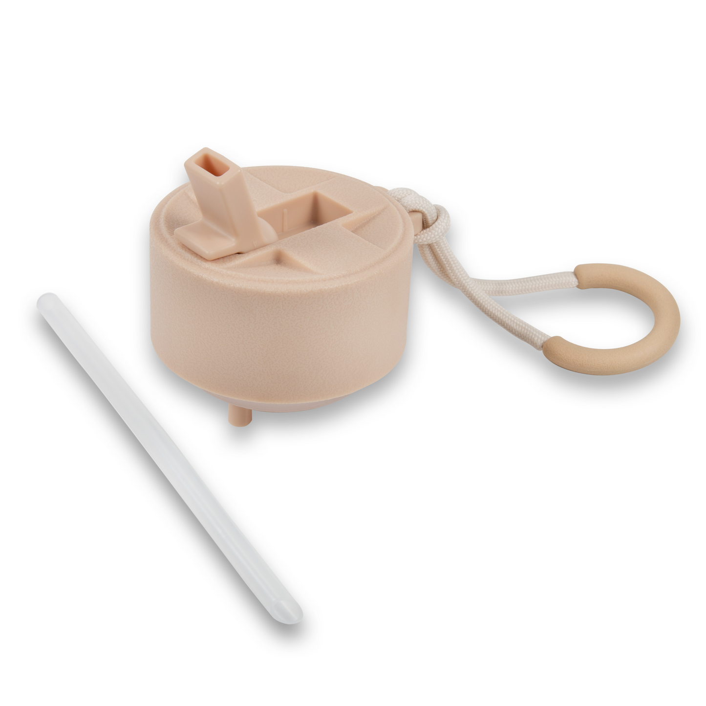 TAN STRAW LID