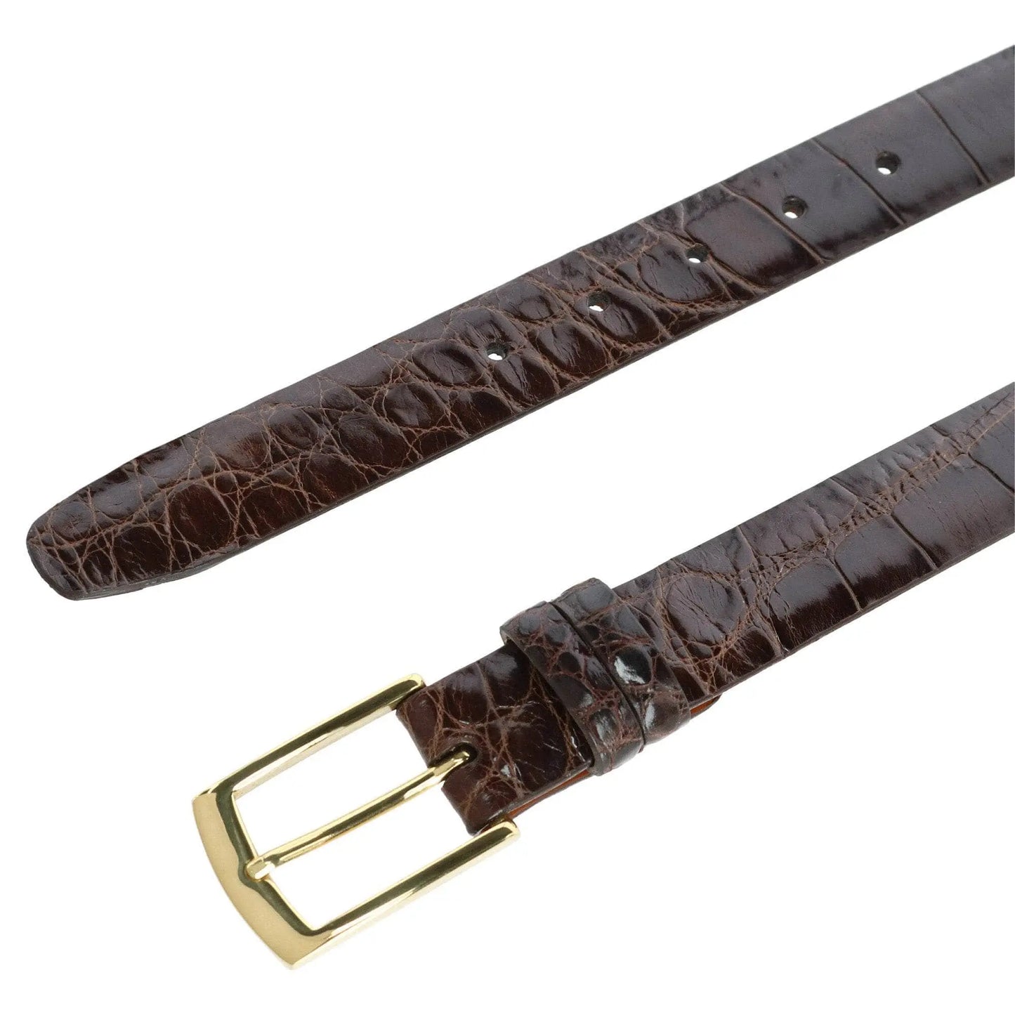 Genuine Alligator Belt (Two Buckle Set) Trafalgar Store