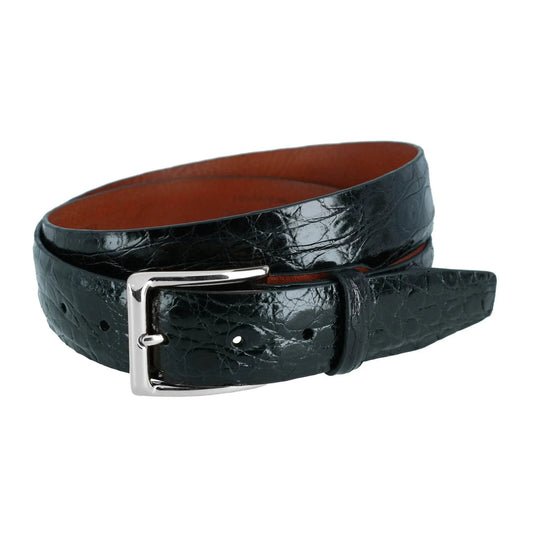 Newington 35mm Genuine Crocodile Belt (Two Buckle Set) Trafalgar Store