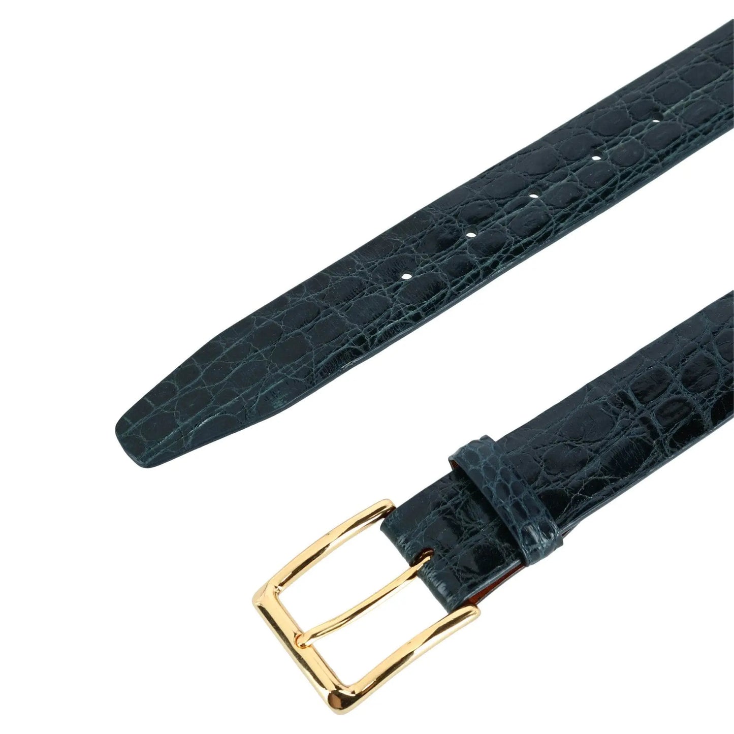 Newington 35mm Genuine Crocodile Belt (Two Buckle Set) Trafalgar Store