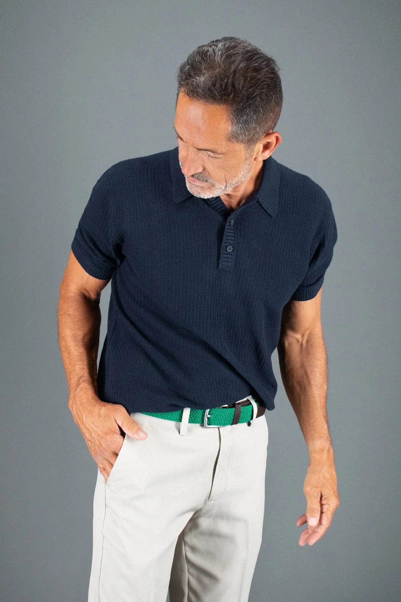 Riverside Solid Stretch Weave Belt Trafalgar Store