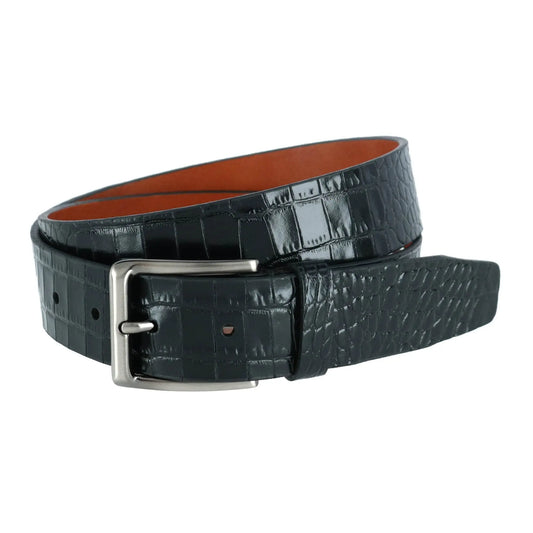 Matisse 35mm Mock Croc Leather Belt Trafalgar Store