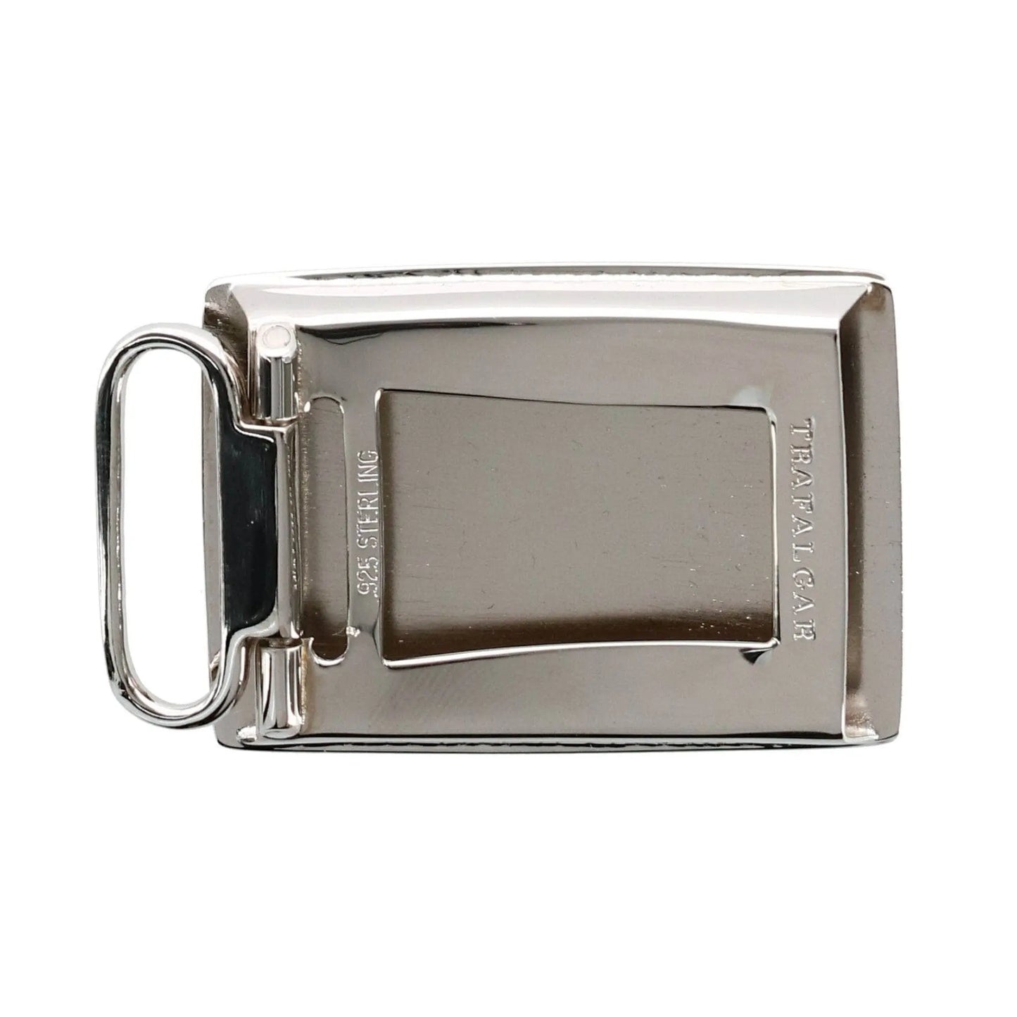 25mm Regent Silver Compression Belt Buckle Trafalgar Store
