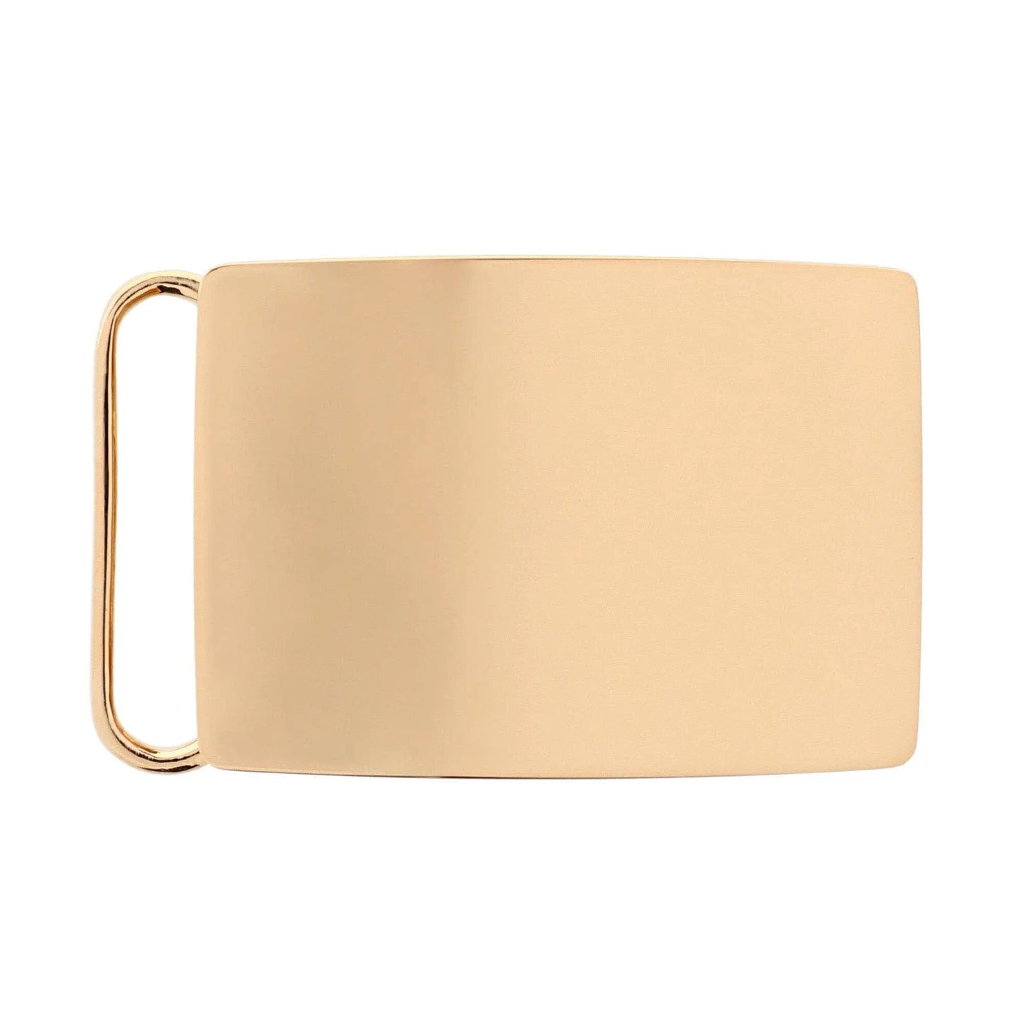 30mm 24K Gold Over Brass Compression Belt Buckle Trafalgar Store
