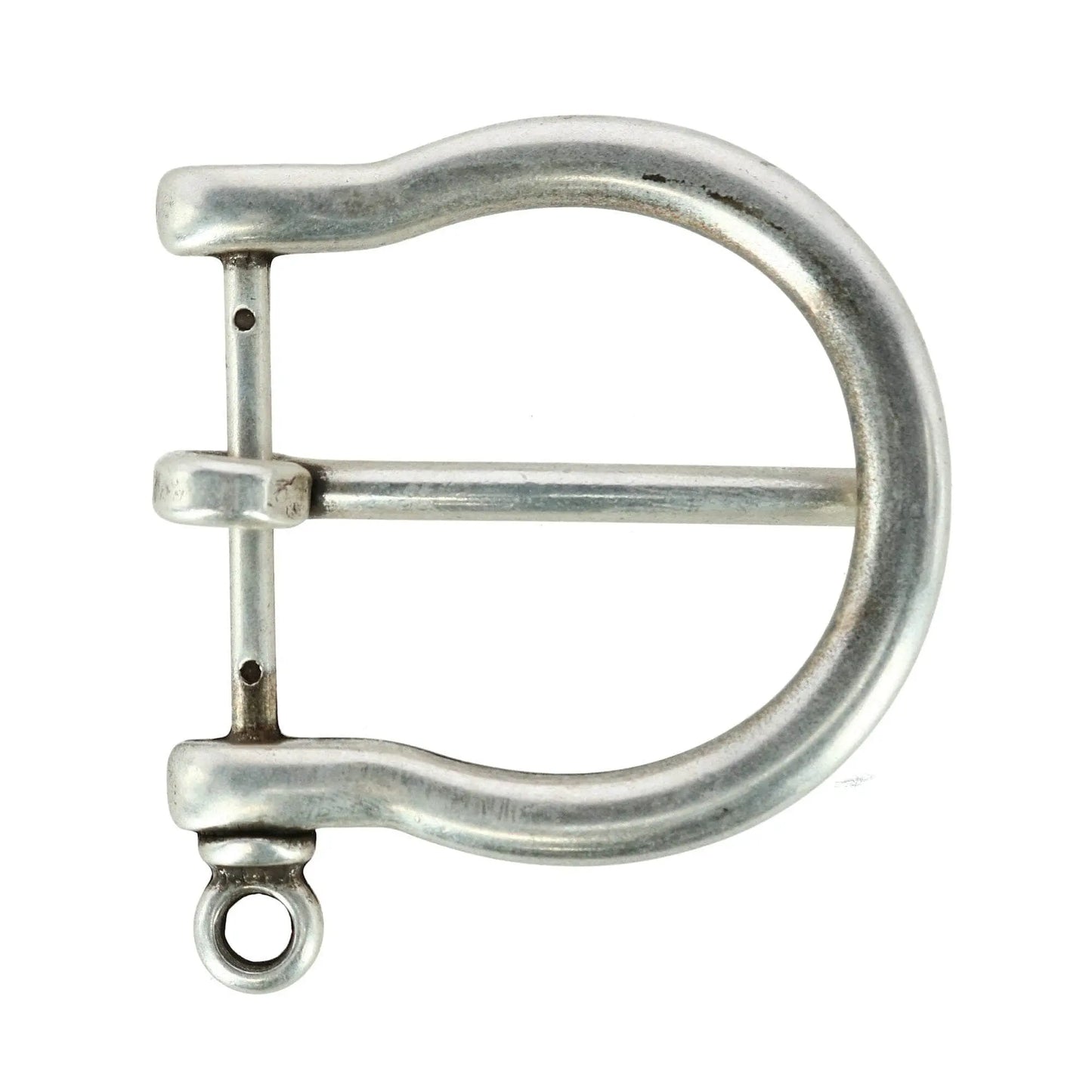35mm Distinguished Rounded Solid Brass Harness Belt Buckle Trafalgar Store