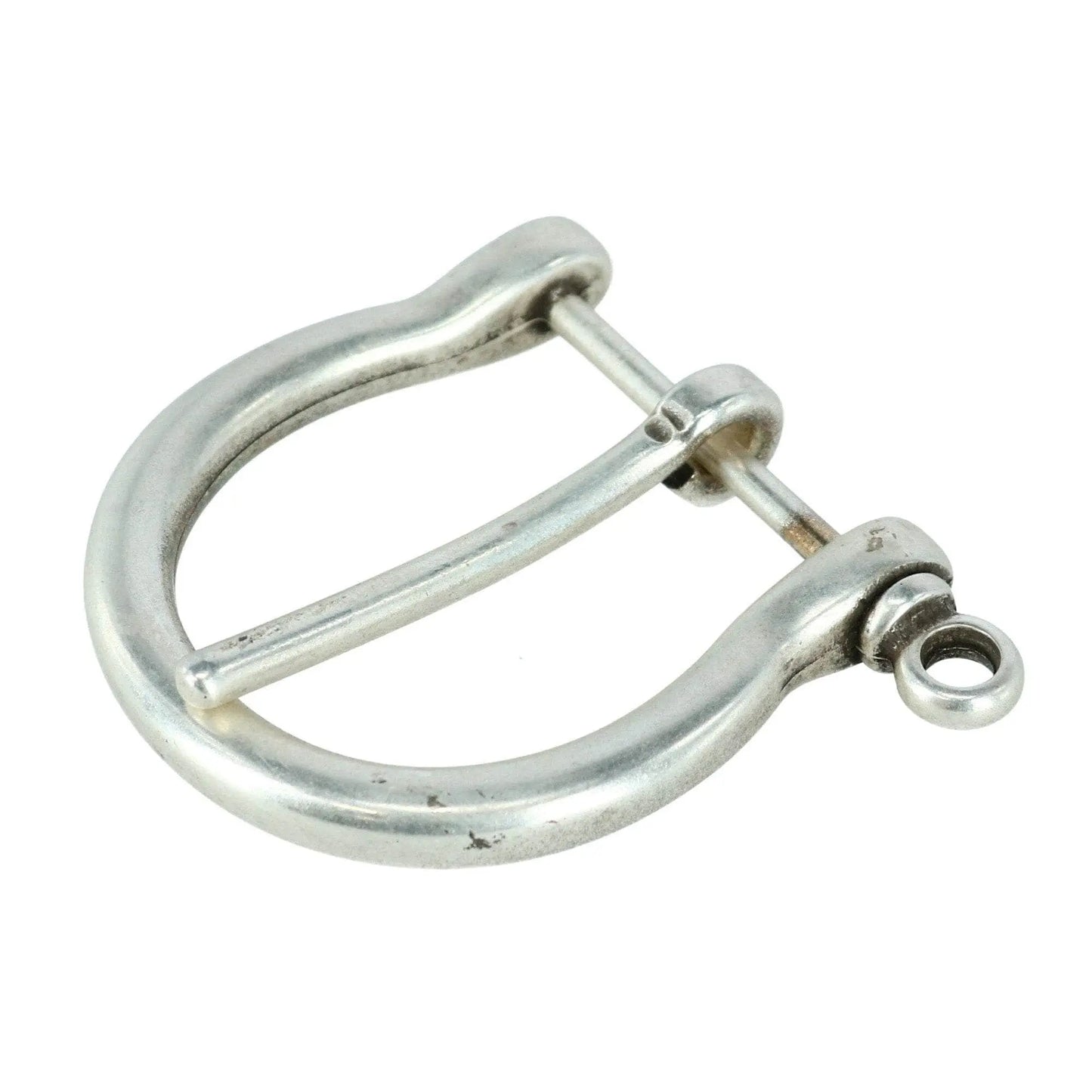 35mm Distinguished Rounded Solid Brass Harness Belt Buckle Trafalgar Store